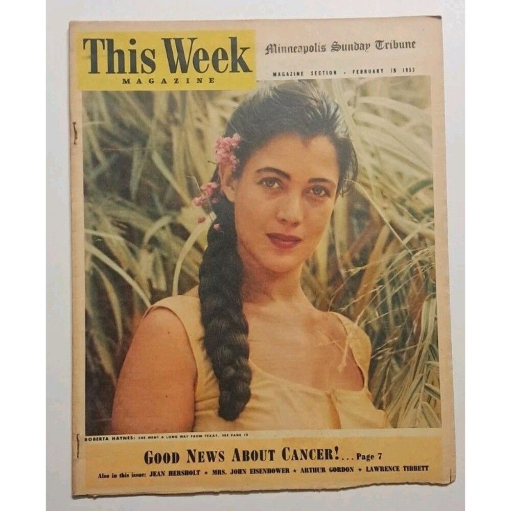 This Week Magazine Minneapolis Sunday Tribune 2/15/1953 Roberta Haynes